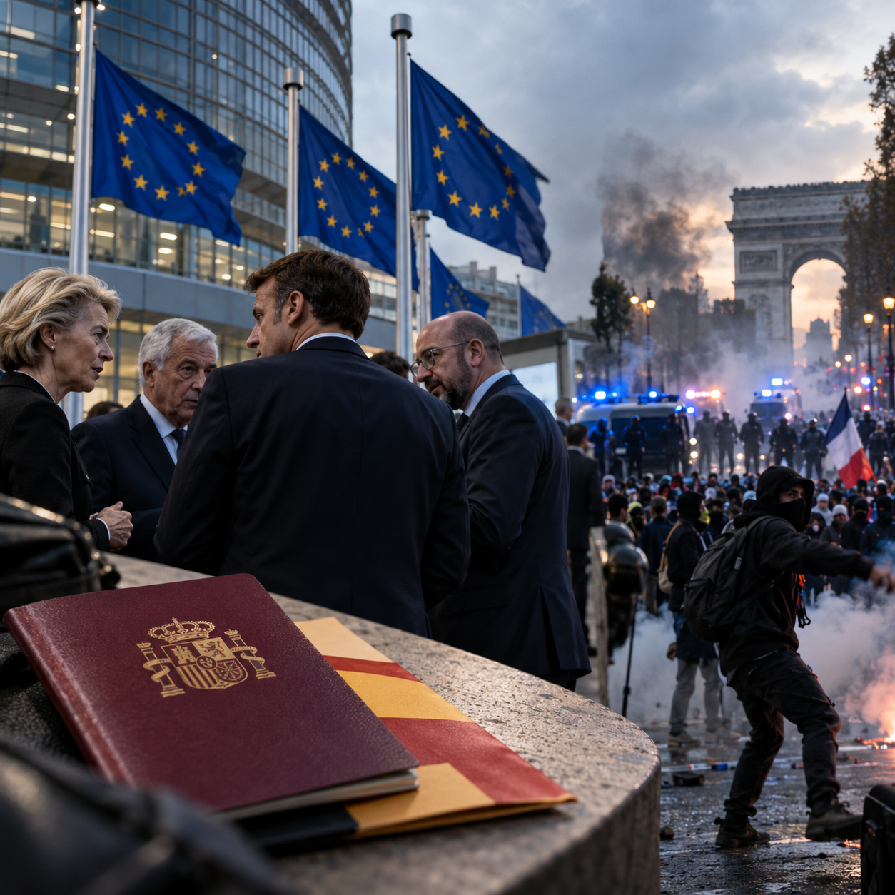 La inmigración divide a Europa y marca la política española