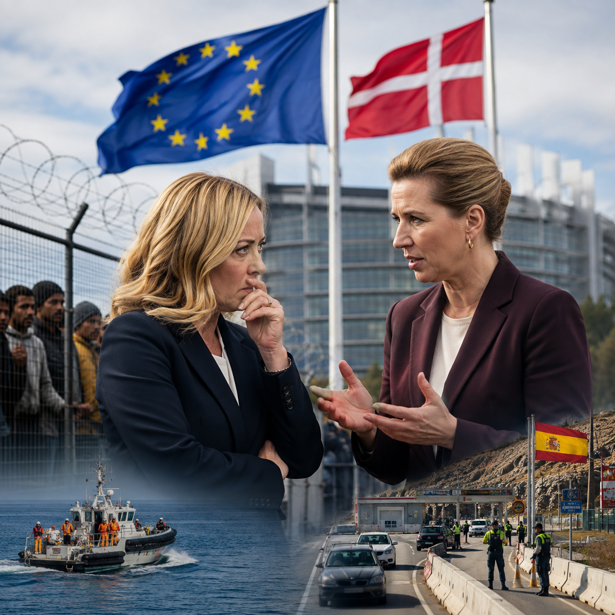 Europa endurece su política migratoria: Italia y Dinamarca marcan el nuevo rumbo